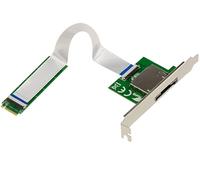KALEA-INFORMATIQUE Lecteur enregistreur CF Express CFe Type B vers Port SSD M2 M Key sur équerre arrière pour Montage sur boitier PC