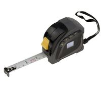 KALEA-INFORMATIQUE Mètre à ruban large longueur 5M avec télémètre laser incorporé d'une portée de 40m. Mesure et calcule les surfaces et les volumes