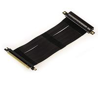 KALEA-INFORMATIQUE Nappe d'extension type riser pour port PCI Express x16 vers port PCIe x16 avec nappes souples blindées compatibles PCIe 3.0. Longueur totale 23cm
