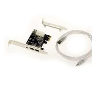 KALEA-INFORMATIQUE PCI EXPRESS PCIE Controleur FIREWIRE 400 IEEE1394a - CHIPSET VIA + CORDON ILINK