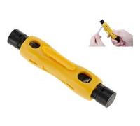 KALEA-INFORMATIQUE Pince à dénuder rapide pour câblage coaxial. Compatible coax RG59 75-4 RG6 75-5 RG7 RG11 75-7 G