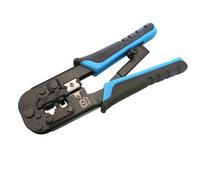 Pince à Sertir les Fiches RJ45 / 8P8C - RJ12 / 6P6C - RJ11 / 6P4C - Avec Crémaillère