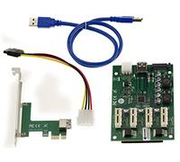 KALEA-INFORMATIQUE Plaque PCIe x1 vers 4 Ports PCIe x1 ASM1184e