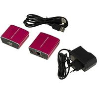 KALEA-INFORMATIQUE Rallonge Type Extender pour Port USB 2.0 portée 100M, avec Alimentation Externe. pour Prolonger Une Communication USB avec des Cordons RJ45