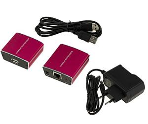 KALEA-INFORMATIQUE Rallonge Type Extender pour Port USB 2.0 portée 100M, avec Alimentation Externe. pour Prolonger Une Communication USB avec des Cordons RJ45