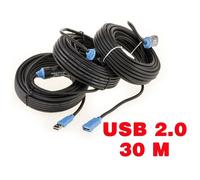 KALEA-INFORMATIQUE Rallonge USB 2.0 AMPLIFIEE - 30 M (USB EXTENSION CABLE) - HAUTE QUALITE