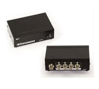 KALEA-INFORMATIQUE Splitter SDI 1 entrée vers 4 Sorties SD HD 3G-SDI | Répartiteur vidéo SDI permettant de dupliquer un signal vers quatre sorties simultanées, compatible SD-SDI, HD-SDI et 3G-SDI.