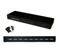 Répartiteur vidéo DVI type splitter qui duplique à l'identique 1 source en entrée vers 8 sorties simultanées. Version rackable