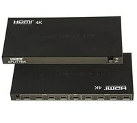 KALEA-INFORMATIQUE Répartiteur vidéo HDMI Type Splitter Qui duplique à l'identique 1 Source en entrée vers 8 Sorties simultanées. Résolution 4K 2160x3840 à 30Hz, Support Son et Image