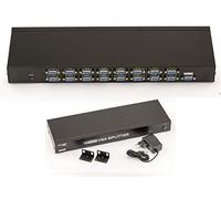 KALEA-INFORMATIQUE Répartiteur vidéo VGA Type Splitter Qui duplique à l'identique 1 Source en entrée vers 16 Sorties simultanées. Bande passante 350MHz