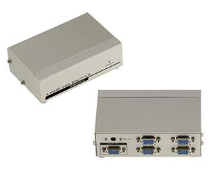 KALEA-INFORMATIQUE Répartiteur vidéo VGA Type Splitter Qui duplique à l'identique 1 Source en entrée vers 4 Sorties simultanées. Bande passante 250MHz