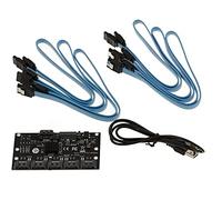 KALEA-INFORMATIQUE Réplicateur SATA 5 ports Port Multiplier JMB575 | Réplicateur Port Multiplier SATA 5 ports avec chipset JMB575 pour étendre un port SATA.