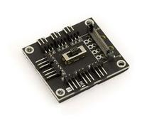 KALEA-INFORMATIQUE Réplicateur splitter pour prise ventilateur 8 VOIES avec sélection Rapide / Off / Lent. A visser ou coller, avec fiche d'alimentation SATA