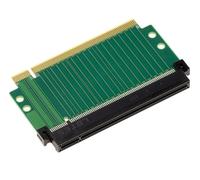 KALEA-INFORMATIQUE Riser droit 50mm nappe d'extension PCI Express Gen 4.0 un port PCIe x16 mâle vers un port femelle, avec bande passante 256 GT/s