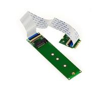KALEA-INFORMATIQUE Riser M.2 E-Key vers SSD NVMe PCIe 20 cm | Rallonge M2 E Key vers SSD M2 NVMe AHCI PCIe avec nappe 20 cm