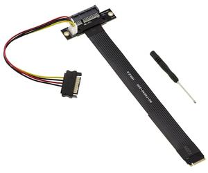 KALEA-INFORMATIQUE Riser M.2 Gen4 vers PCIe x4 Droit 20 cm