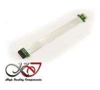 KALEA-INFORMATIQUE Riser Nappe d'extension PCI Express de Type Riser. Connecteurs PCIe x1 avec Nappe 19cm blindée Compatible PCIe 1.0 2.0 3.0