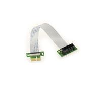 KALEA-INFORMATIQUE Nappe d'extension PCI Express de Type Riser. Connecteurs PCIe x1 et nappes Souples de Type FPC 15cm ou 25cm