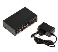 KALEA-INFORMATIQUE Splitter audio vidéo RCA 1 entrée vers 4 sorties | Répartiteur audio stéréo et vidéo composite permettant de dupliquer une source vers quatre sorties simultanées.