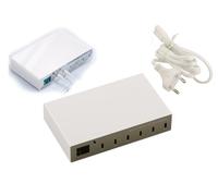 KALEA-INFORMATIQUE Station de Charge 140W Intelligente 6 Ports Power Delivery PD 3.0 avec Support des Charges en 5V 9V 12V 15V 20V