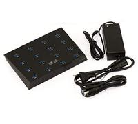 KALEA-INFORMATIQUE Station de Charge et HUB USB3 de Type Industriel, USB 3.0 16 Ports avec Alimentation 5A