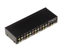 KALEA-INFORMATIQUE Switch Audio vidéo RCA 8 Ports bidirectionnel | Commutateur audio/vidéo RCA permettant de sélectionner une entrée vers huit sorties ou huit entrées vers une sortie.