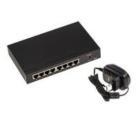 KALEA-INFORMATIQUE Switch réseau 2.5 gigabit Lan ethernet 10 100 1000 2500 Mbps 8 ports RJ45 avec alimentation externe. Bande passante 40Gbps
