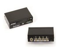 KALEA-INFORMATIQUE Switch SDI 4 entrées 1 Sortie BNC avec RS232 | Commutateur SDI 4 entrées vers 1 sortie, compatible SD-SDI, HD-SDI et 3G-SDI, avec télécommande et pilotage RS232.
