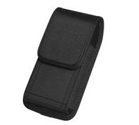 Kalec-Étui Tactique Pour Téléphone Portable,Avec Boucle En Forme De D Gratuite,Portefeuille Portable Pour Cartes,Sac De Taille,Étui De Transport En Plein Air,Sport En Nylon,Black 15x8cm