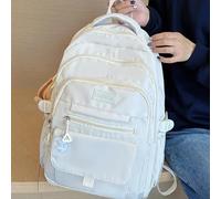 KALEC-Femmes Sac À Dos Garçons Filles École Sac À Dos Pour Adolescentes Jeunes Filles Kawaii Étudiant Enfants Sac À Dos Ordinateur Portable Livres Sac Bolsas Mochila,Beige, Beige