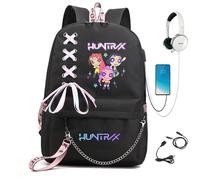 Kalec-Kpop Démon Chasseurs Graphique Anime Sacs À Dos Adolescent Étudiant Cartable Étudiant Retour À L'école Mochila Sac À Dos Usb Sac D'école,250707-17-3