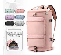 Kalec-Sac À Dos Étanche De Voyage En Plein Air,Sac De Natation À Bandoulière Simple,Sac De Voyage De Grande Capacité,Sacs À Dos De Fitness Décontractés Avec Grange De Chaussures,Purple,