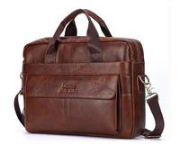 KALEC-Sacs À Main En Cuir Véritable Pour Hommes,Sacs Décontractés Pour Ordinateur Portable,Sacoches De Voyage D'Affaires,Sac À Bandoulière Pour Hommes,Fédération De Russie,Light Coffee 27