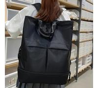 Kalec-Y2k¿Sac À Dos Unisexe En Nylon De Grande Capacité Pour Hommes Et Femmes,Sac De Sport Étanche,Sac De Voyage Décontracté,Tendance,Sacs D'école,Sac À Main De Loisirs,44x44x16cm,Black