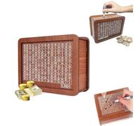 Kaleibo Cash Box, Cash Vault Wooden Savings Box, 10,000 Savings Box, Diligent Direct Cash Box, Official Save Box, Homeswift Cash Bank, Portable Storage Case Money Saving Box for Adults Child(5k)