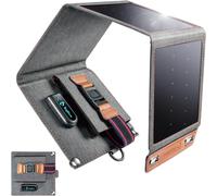 Kaleidoscope-14W Panneau Solaire Portable, Ultra Léger, Usb Port (5V/2.4A), Ipx4, Mini Chargeur Solaire Pliable Pour Toutes Les Activités De Plein Air[Q524]