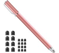 Kaleidoscope-2-In-1 Capacitive Stylus For Touch Screens, Capacitive Stylus Pen With 20 Replacement Tips, Universal Touch Stylus Pen, Sensitive Tablet Pen For Ipad Smartphones Tablets Pink[Q34]