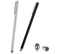 Kaleidoscope-2 Pack Universal Touch Screen Stylus Pen With 2 Replacement Tips High Sensitivity Universal Capacitive Stylus Pen For Mobile Phones And Tablets[Q168]