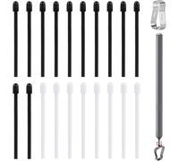 Kaleidoscope-20 Pieces Replacement Touch Stylus Tips, Frame Fixing Pen Tip, Replacement Tips With Tool For Samsung Galaxy Tab S6/S7/S8/S22ultra/S23ultra/Note10/Note20[Q272]