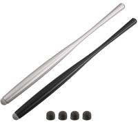 Kaleidoscope-2pcs Stylus Pens For Touch Screens Slim Universal Capacitive Stylus Pen For All Capacitive Touch Screen Device With 4 Fiber Fine Tips, Black Silver[Q639]