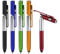 Kaleidoscope-5 Pack Capacitive Touch Screen Stylus Pen With Led Light, Foldable Phone Holder For Writing In The Dark[Q705]