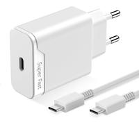 Kaleidoscope-Chargeur Usb C Rapide 25w Pour Samsung Galaxy A26 A15 A54 5g A34 A55 A35 A16 A13 A14 A33 A53 A52 A72 S25 S24 S23 S22 S21 S20 S10 S9 Fast Charge Secteur Adaptateur Avec 1.5m Câbl[Q32]