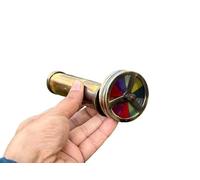 Kaléidoscope en laiton fait à la main | Réplique de la collection vintage, cadeau d'anniversaire, cadeau pour toutes les occasions pour adultes et enfants - Kaléidoscope en laiton avec double roue