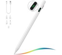 Kaleidoscope-Ipad Stylus Pen 2018-2024, Usb-C Stylus For Ipad Pro 13/11"" (M4) 2024, Ipad Pro 12.9/11'', Ipad Air 13/11'' (M2) 2024/6/5/4/3, Ipad Mini 6/5, Ipad 10/9/8/7/6, White[Q587]
