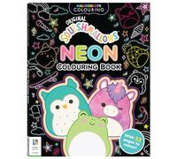 Kaleidoscope Squishmallows Neon Colouring Book