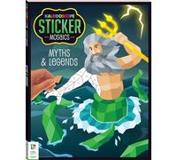 Kaleidoscope Sticker Mosaic Myths and Legends | Mosaic Sticker Book for Adults and Teens | Sticker by Numbers | Colour by Stickers