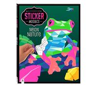 Kaleidoscope Sticker Mosaics: Neon Nature