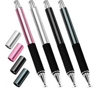 Kaleidoscope-Stylus For Touch Screens, Pack Of 4 Capacitive Screen Stylus Pens Compatible With Drawing Pens For Ipad, Iphone, Samsung Mobile And Tablet 2 In 1 Fine Point Digital Pencil[Q68]