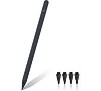 Kaleidoscope-Stylus Pen Compatible With Ipad 10/9/8/7/6 Generation, Air 3/4/5, Pro 12.9""/11""/13"", Mini 5/6, Black Stylus For Ipad 2x Fast Charging, Palm Rejection, Magnetic[Q534]