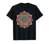 Kaléidoscope symétrique Mandala Floral T-Shirt